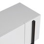 Nordure Nexus Mesa de TV Blanco y Negro